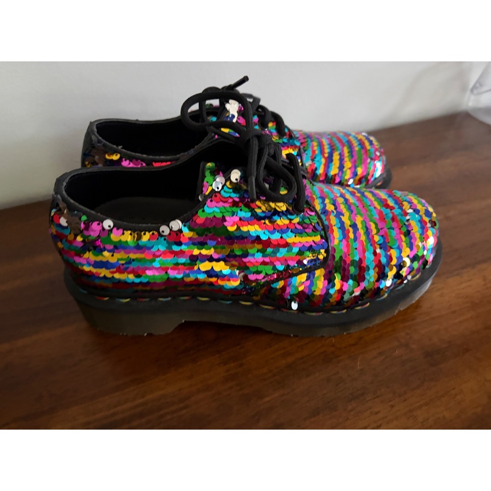 Dr. Martens 1461 Sequin Shoes Low Top Size 5